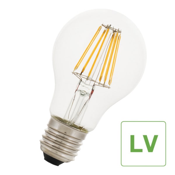 ALI - LED FIL A60 E27 12V-24V AC/DC 6W 690lm (53W) 827 Klar