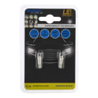 ALI - T5 Wedge Base LED White 12V DC W2X4.6D Blister 2pcs 6000K