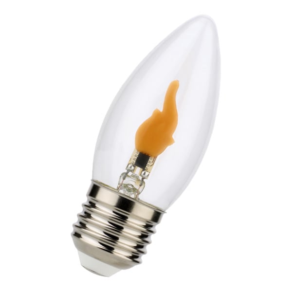 BAILEY - LED C35 E27 0.5W 5lm 1900K Klar Flackerkerze