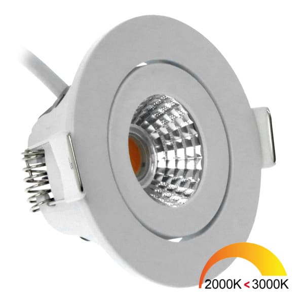 ECODIM - EcoDim ED-10058 LED Spot 5W WarmDim Rund Weiß IP54