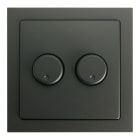 ECODIM - EcoDim ED-10074 Rahmen+Abdeckung+Tasten (Duo) BJ FutureLinear BL