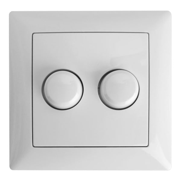 ECODIM - EcoDim ED-10075 Rahmen+Abdeckung+Tasten (Duo) BJ Balance SI WH