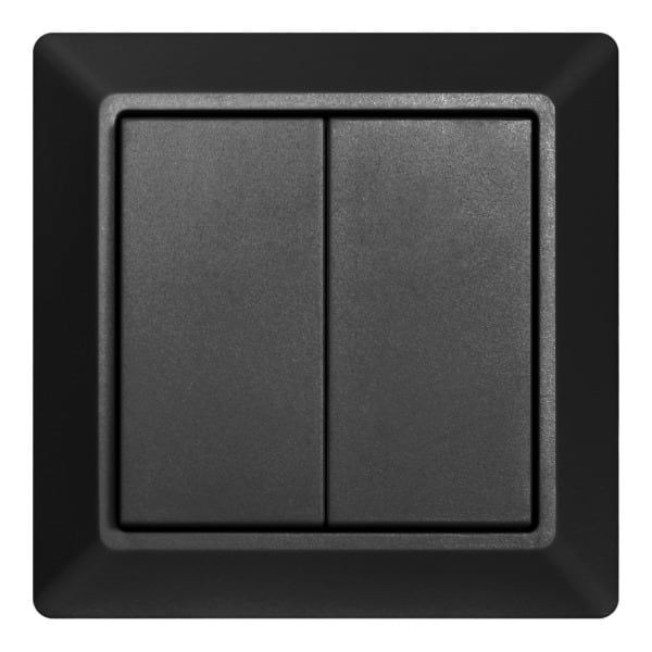 ECODIM - EcoDim ED-10043 (Duo) Drahtloser Schalter Zigbee (Hue) Schwarz