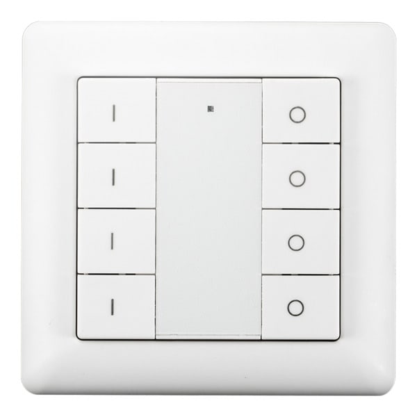 ECODIM - EcoDim ED-10014 Drahtloser Schalter Zigbee 4 Gruppen Weiß