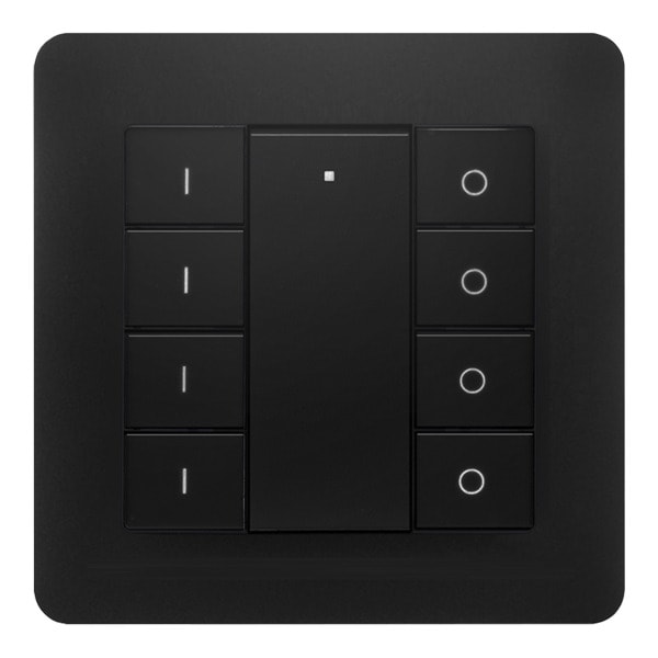 ECODIM - EcoDim ED-10015 Drahtloser Schalter Zigbee 4 Gruppen Schwarz