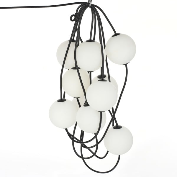 BAILEY - LED Party Balls Lichterkette 7.7M 10Stk G100 2500K IP67