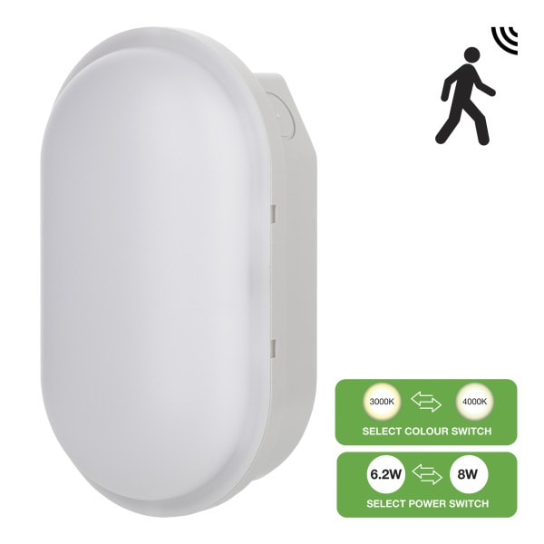 BAILEY - LED Ovalleuchte Switch Sensor 6.2W-8W 550-800lm 830-840