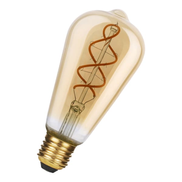 BAILEY - SPIRALED Basic ST64 E27 DIM 8W (41W) 500lm 818 Gold
