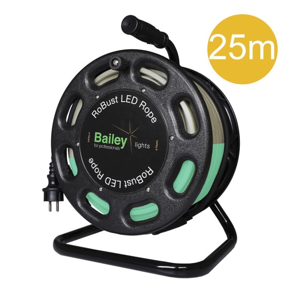 BAILEY - RoBust LED Lichtschlauch SafeGlow 25M 12W/m 1000lm/m 6500K auf Trommel