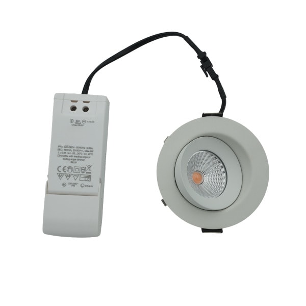 BAILEY - LED Spot Flex 8W 580lm 927 38° Weiß IP44 Ra98 DIM