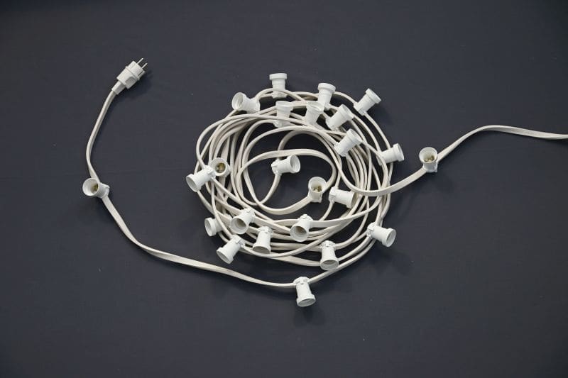 MK ILLUMINATION - Crystal Party Lite Kit,100 E27,50m ws Kabel,AC,max. 1500 W
