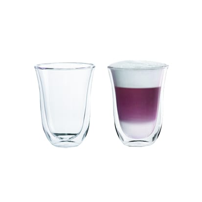 DELONGHI - Doppelwandiges Thermoglas Latte Macch.,2er Set