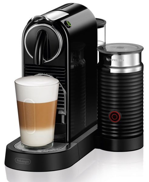 DELONGHI - Nespresso Kapselautomat,19bar,1L.,Aeroccino,schwarz
