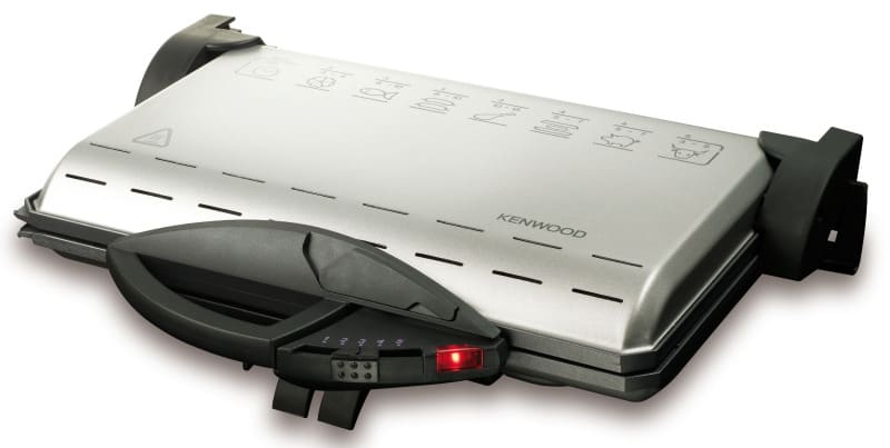 KENWOOD - Plattengriller 2000W 869.5cm² 1Regl entnehmb.antih.Platt. Si