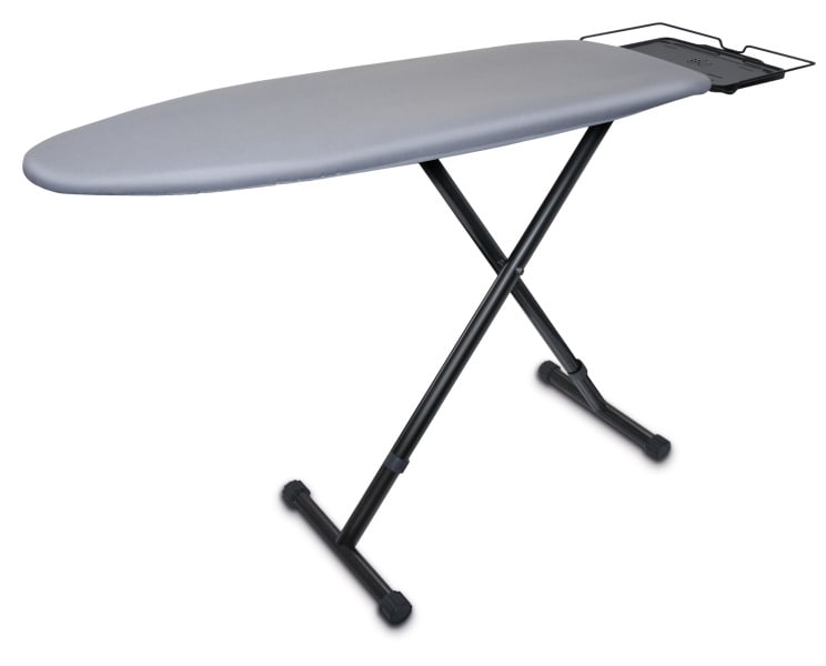 BRAUN HH - Bügeltisch, 122x40cm, schwarz-perlgrau