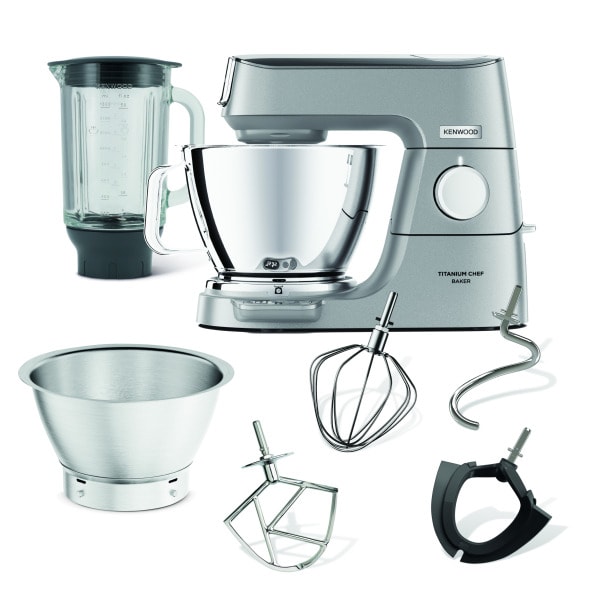 KENWOOD - Küchenmaschine Chef Tit. 1200W 5+3.5LEdstSch.int.Waage+Timer