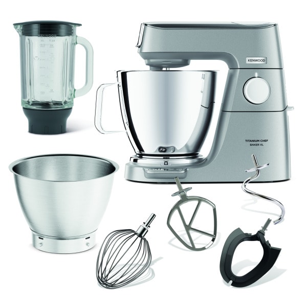 KENWOOD - Küchenmaschine Chef Tit. 1200W 7+5LEdstSch. int.Waage+Timer