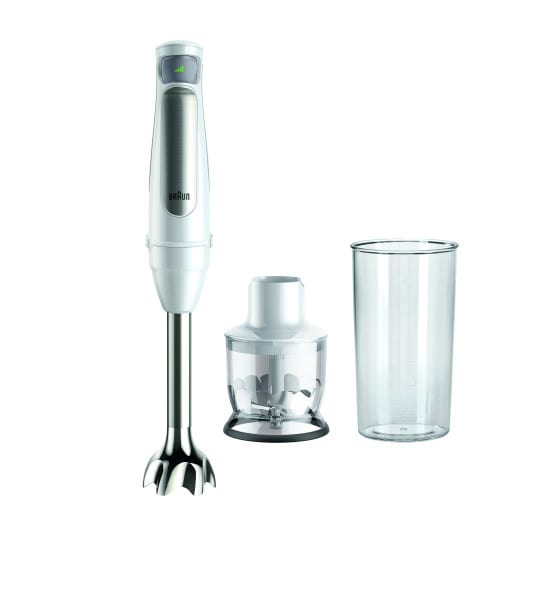 BRAUN HH - Stabmixer 1000W stufenl. Metallf. Mixbecher Zerkleinerer ws-edst