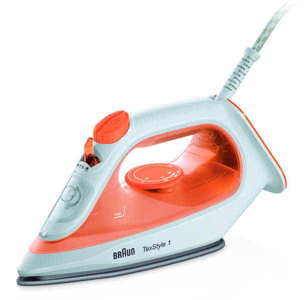 BRAUN HH - Bügeleisen 1900W 220ml Antih.Sohle S-Abschl orange-weiß