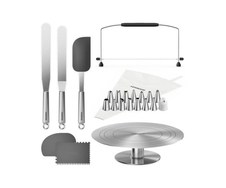 KENWOOD - Torten Dekorationsset grau