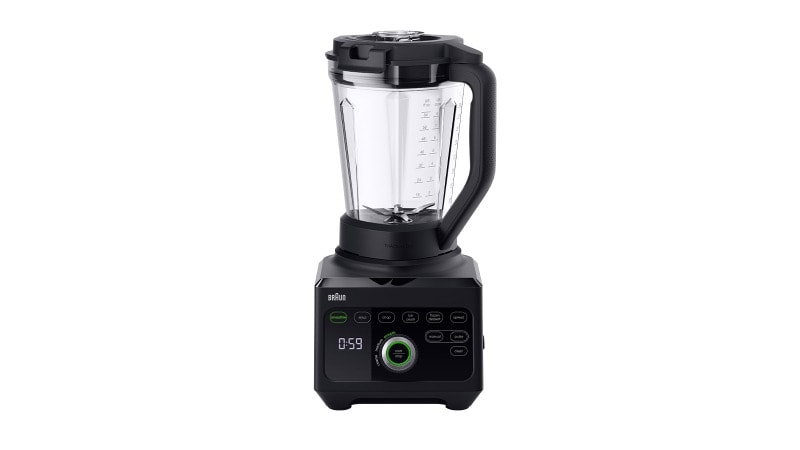 BRAUN HH - Standmixer 1600W 3L Kunstst.Beh 18Einst HeißeSuppenFunkt. sw