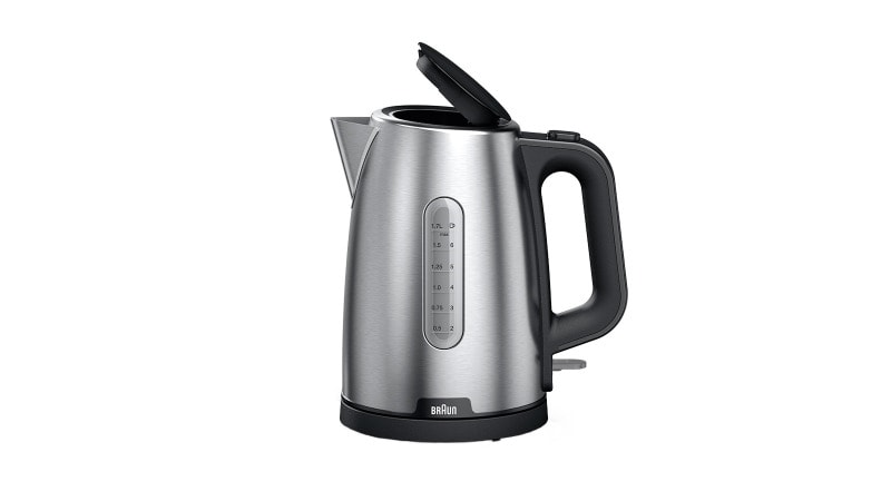 BRAUN HH - Wasserkocher 2200W 1.7L kabellos Schnellkochsyst. edst-sw