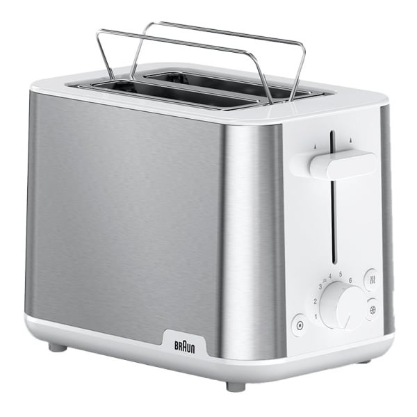BRAUN HH - Toaster 2Schlitz 900W 8St. Auft. Aufw. ws