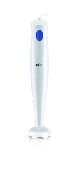 BRAUN HH - Stabmixer 450W Kunststofffuß 1Stufe weiß-blau