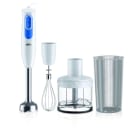 BRAUN HH - Stabmixer 600W Metallfuß 2St. 0.6L Mixbecher weiß-blau