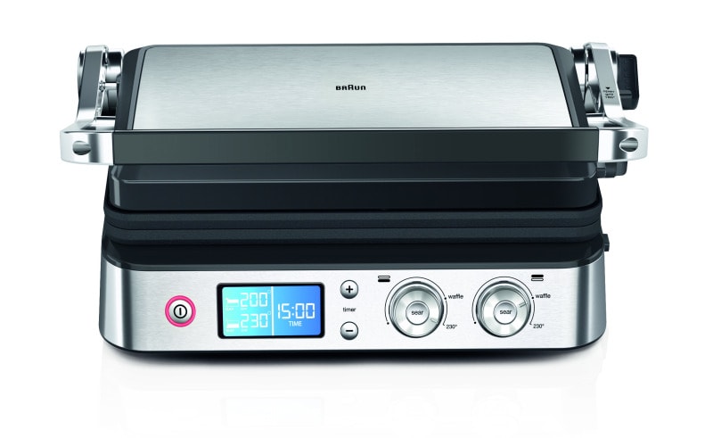BRAUN HH - Kontaktgrill 2000W Disp Anbrat-Funkt.(250G) max.230G sw-edst