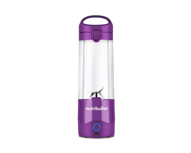 NUTRIBULLET - Standmixer Smoothie 2GO Akku 0.475L Mixbecher USB-C purple