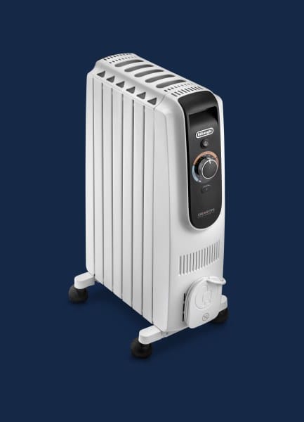 DELONGHI - Ölradiator 700/800/1500W 6Rippen bis 45m³ ws-sw