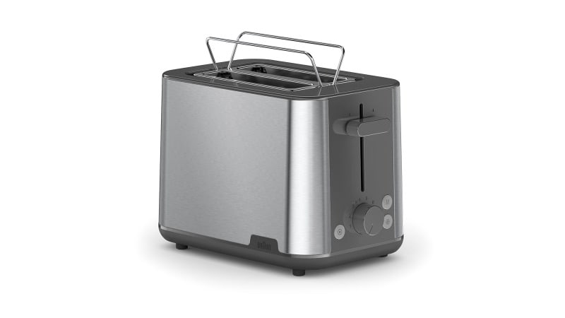BRAUN HH - Toaster 900W 2Schlitz 8St. Auft.Aufw. Brötchenaufs. gr-edst