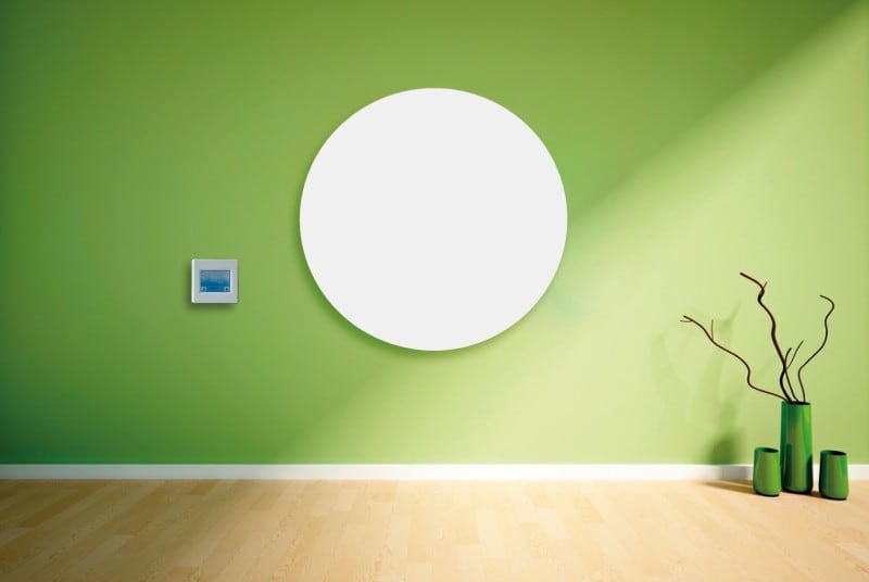 VITALHEIZUNG - Infrarot-Heizpaneel mit Aktivreflektor rund 350W (010161)