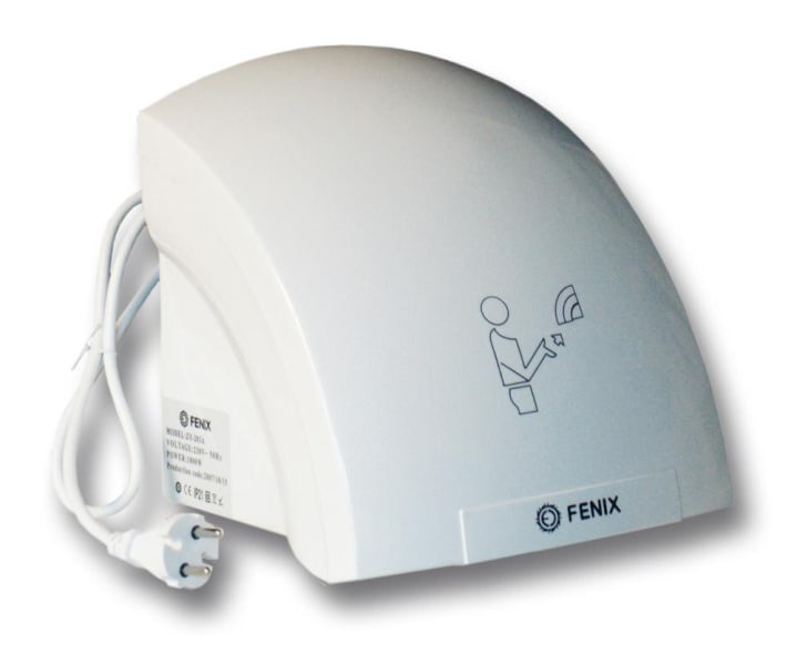 VITALHEIZUNG - Händetrockner m.Sensor 1.8kW  Schaltfühler:14-18cm Kunstst.