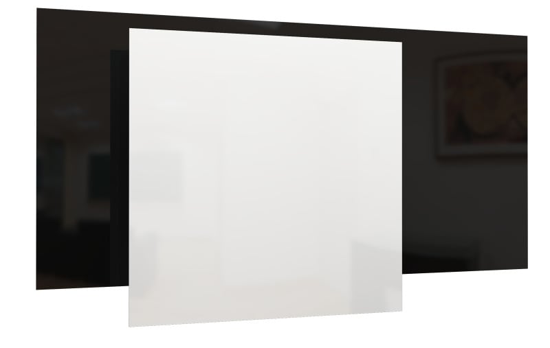 VITALHEIZUNG - Infrarot-Glas-Heizpaneel 600W schwarz