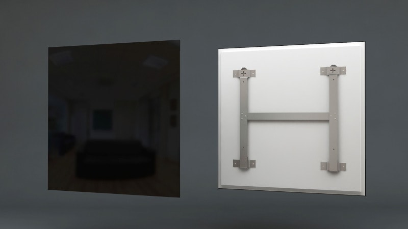 VITALHEIZUNG - Infrarot-Glas-Heizpaneel spiegeloptik 600W