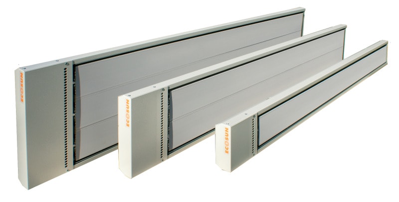 VITALHEIZUNG - Industriestrahler 1200W pulverbesch. RAL 9002(040412) weiß