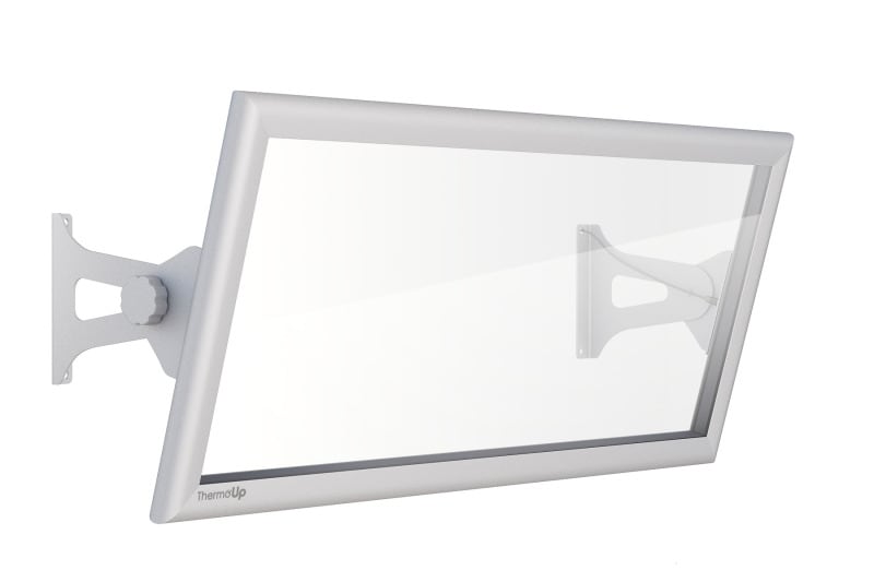 VITALHEIZUNG - Glasheizgerät 1500W 230V b.32m² 830x370x28mm si