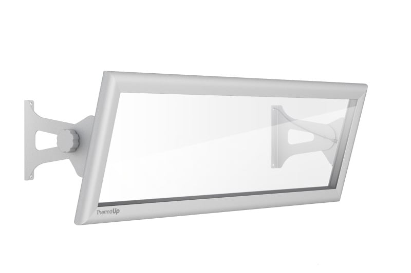 VITALHEIZUNG - Glasheizgerät 1100W 230V b.24m² 830x278x28mm si