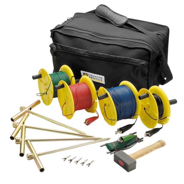 CHAUVIN ARNOUX - Erdungsmesszubehör PRESTIGE Methode 4P (4 Erdspieße - 150 m)