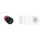 CHAUVIN ARNOUX - CEE-Adapter (63 A) 4 mm Buchsen