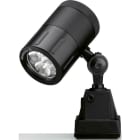 WALDMANN - Maschinenleuchte 3/6W,40°,IP67,24V,schwarz