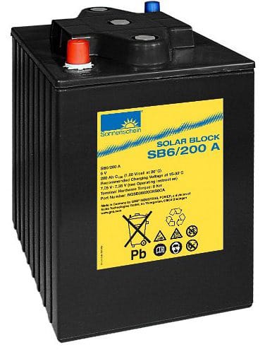 SONNENSCHEIN - Sonnenschein SB 6/200 A Solar Batterie