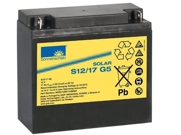 SONNENSCHEIN - Sonnenschein S 12/17 G5 Solar Batterie