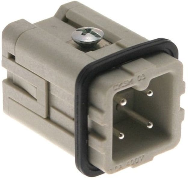 GOGATEC - STIFTEINSATZ 3pol+E weiss