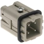 GOGATEC - STIFTEINSATZ 3pol+E weiss