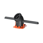 PRIMO - Wand- und Deckenkrümmer 30° M32/M40 mit Flügel, Betonbau