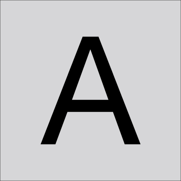 RZB - Buchstabe ''A'',200mm