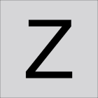 RZB - Buchstabe ''Z'',100mm